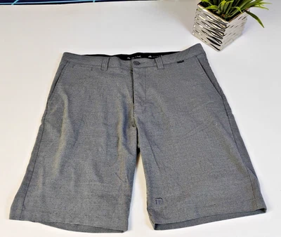PANTALONES CORTOS HOMBRE 34 TRAVIS MATHEW GRIS Espiga RENDIMIENTO GOLF ELÁSTICO Mezcla Foto 1 de 4