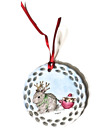 House mouse Designs Christmas ornament Bunny reindeer Rare find