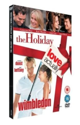 The Holiday/Love Actually/Wimbledon DVD (2007) Cameron Diaz, Curtis (DIR) cert - Image 1 of 2