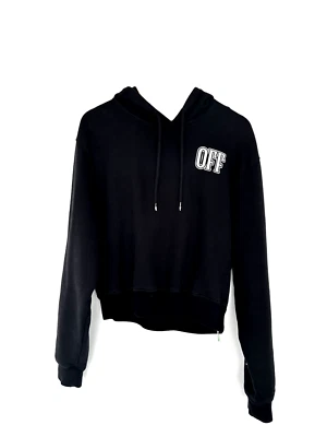 Sudadera con capucha negra Off White Virgil Abloh Will You Marry Me Lips talla S Foto 1 de 4