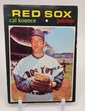 ⚾CAL KOONCE 1971 Topps #254 BOSTON RED SOX Mets Cubs Vintage Baseball Card⚾
