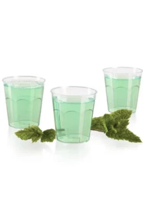 100 Bicchierini Shot 20ml per Cicchetto Chupito Bicchieri Plastica - Monouso - Immagine 1 di 2