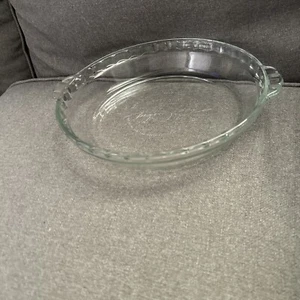 Retro 90's PYREX 75th Anniversary ~ 9.5" Deep Dish Glass PIE PLATE ~ 229-A ~USA! - Picture 1 of 6