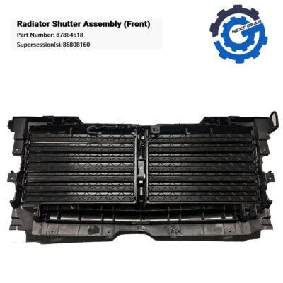 NUEVO CONJUNTO DE OBTURADOR DE RADIADOR OEM PARA CHEVROLET SUBURBAN 2021-2023 87864518 Foto 1 de 4