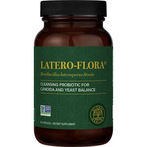 Latero-Flora Digestive Probiotics Supplement For Men & Women - 60 Caps, 2-Pack - Picture 1 of 6