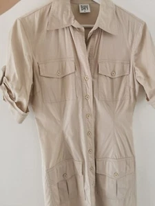 Ladies Bay Size 10 Safari Shirt Dress, Slim Waist - Picture 1 of 9