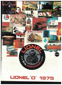 Lionel Train 1975 O Scale Catalog 75th Anniversary Trains Book - Picture 1 of 2