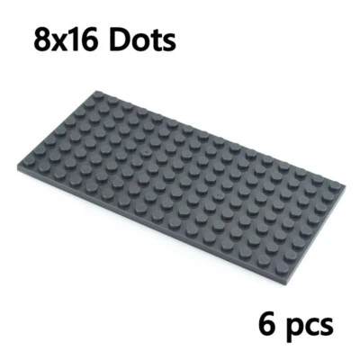 6 piezas Estilo Clásico 8x16 Bloques de Construcción Puntos Placa Base Hágalo Usted Mismo - Varios Tipos Foto 1 de 4