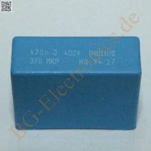 20 x 470nF 0.470uF 0.470µF 400V MKPRM22,5 Folien Kondensator C Philips  20pcs - Picture 1 of 1