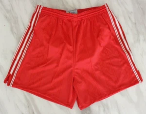 Puma Rojo De Colección Brillante Fútbol Correr Nylon Años 80 Corto Carreras Deportes Años 90 Raro S - Imagen 1 de 6