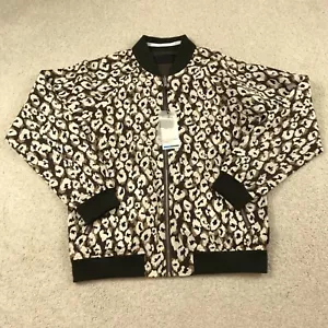Chaqueta Bomber Scotch & Soda Para Hombre Grande Reversible Estampada Nueva - Imagen 1 de 8