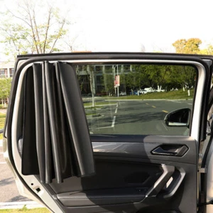2 piezas cortina de privacidad magnética para ventana lateral de automóvil sombrilla de titanio reflejo UV - Imagen 1 de 14