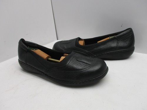 Mocassini donna Clarks neri in pelle taglia 10 stile M 26067333