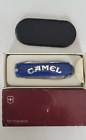 New ListingNEW Victorinox Swiss Army Knife CAMEL Cigarette Logo Blue w Pouch Original Box