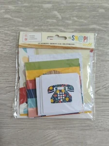 Simple Stories -LIFE DOCUMENTED- Snap Pack Cards 52 Piece Squares Scrapbook - Picture 1 of 2