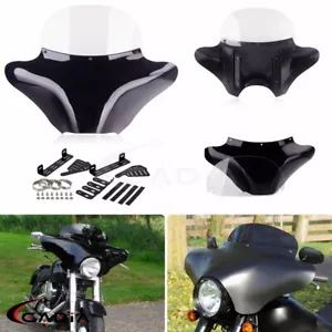 Carenado de murciélago para parabrisas Yamaha Dragstar V-Star Kawasaki Vulcan VN 750 900 - Imagen 1 de 9