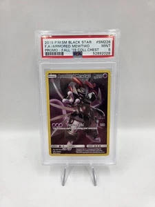 PSA 9 Armored Mewtwo 2019 Pokemon Black Star Promo SM228 Collectors Chest - Bild 1 von 2