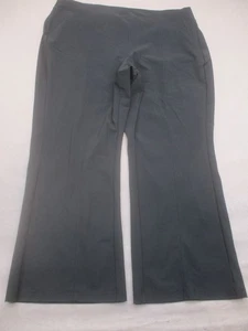 Athleta Size 18 Womens Black Pull On Stretch Flared Activewear Pants 642 - Picture 1 of 10