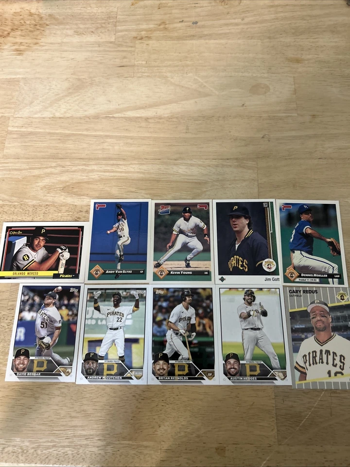 Коллекция бейсбольных карточек Pittsburgh Pirates (10 карточек) - Изображение 1 из 4