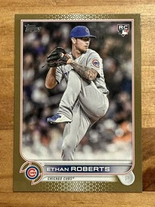 2022 Topps Update Gold /2022 Ethan Roberts #US256 RC - Picture 1 of 2