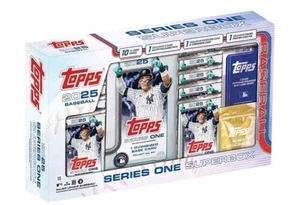 2025 Topps MLB Series One Baseball Trading Card Super Box New Sealed - Picture 1 of 3