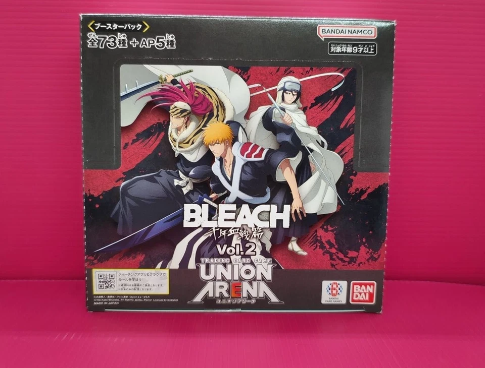 Bandai Union Arena BLEACH Vol.2 Booster Pack Box TCG EX07BT Japan