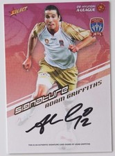 2008/09 Select A-League Football Soccer - Adam Griffiths Signature Auto (A4)