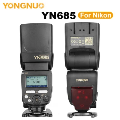 Беспроводная вспышка YONGNUO YN685-N YN685N E-TTL HSS 2,4 ГГц Speedlite для Nikon - Изображение 1 из 4