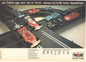 POLISTIL Ferrari McLaren Pubblicità 1977 Italian Magazine Advertising 18x13 - Picture 1 of 1
