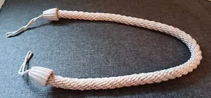 Vintage Gardinen Raffhalter, Kordel rosa - Bild 1 von 1