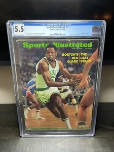 CGC 5.5 Newsstand Edition Sports Illustrated-Bill Russell-April 28 1969 - Picture 1 of 1