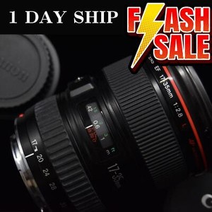 Canon EF 17-35mm f/2.8 L USM AF Wide Angle Zoom Lens From JAPAN【NEAR MINT】#1097