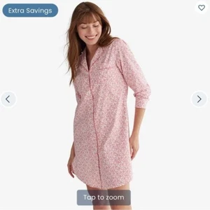 The Company Store Poplin Women’s Nightshirt Paisley Vine, size XS, NWT! SOLD OUT - Picture 1 of 12