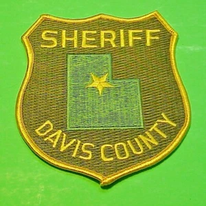 DAVIS COUNTY UTAH UT SHERIFF 4 5/8" POLICE PATCH FREE SHIPPING!!! - Picture 1 of 1
