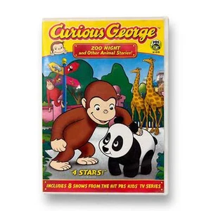 PBS Kids Curious George DVD - Zoo Night and Other Animal Stories! - Imagen 1 de 2