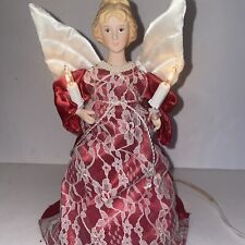Vintage Angel 10 Light Christmas Tree Top New (other) Porcelain & Lace