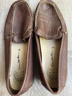Zapatos Thom Mcan. Mujer Talla 8. Mocasines. Marrón. Informal sin cordones de cuero. Pisos. Foto 1 de 4