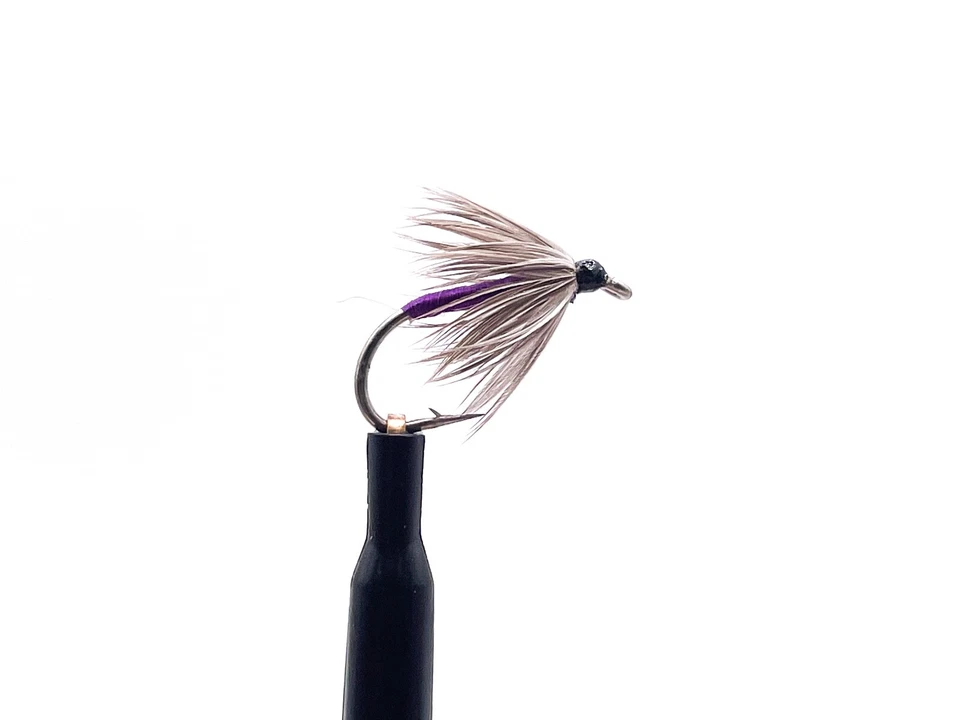 PREDATOR FLIES 3 Schnepfe und Purpurforellen Fliegen Angeln Fliegen Größen 10, 12