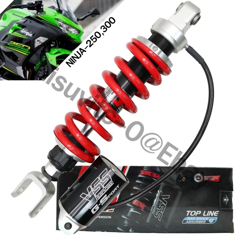 Amortiguador trasero YSS para Kawasaki Ninja250-300 2013-2016,250-SL 320mm. Rojo Foto 1 de 4