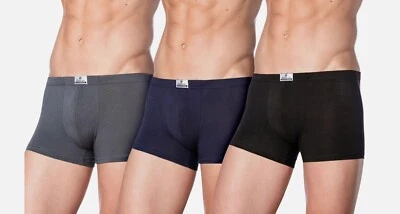 6 boxer UOMO CALIBRATO TAGLIE FORTI COTONE elasticizzato COLORATO BIANCO 100 - Immagine 1 di 4