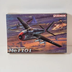 Vintage '93 Dragon 1/72 Scale Me1101 Model Kit Plane Jet Golden Wings Hong Kong - Picture 1 of 7