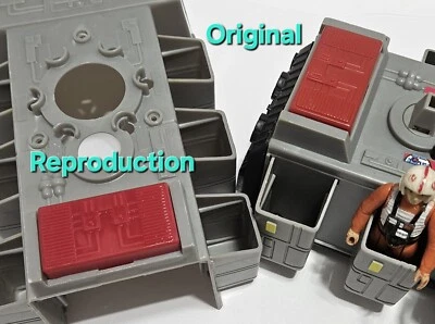 Cubierta de batería roja Kenner Star Wars Imperial Troop Transport - Reproducción Foto 1 de 4