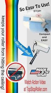 Guía de rodillos de pintura TopStop - ¡PROTECTOR CELILING PARA PINTORES! ¡Mira nuestro vídeo! - Imagen 1 de 9