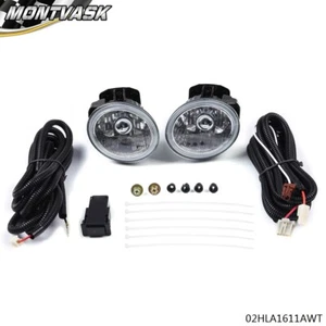 Fit For Murano 2003-2005 Chrome Housing Clear Lens Front Fog Light Pair Set - Bild 1 von 12