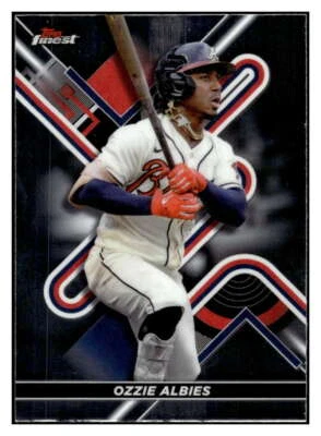 OZZIE ALBIES 2022 Topps Finest #32 MLB Braves  ID:54402 - Image 1 of 2