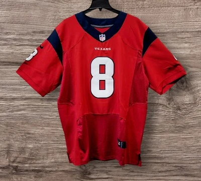 Matt Schaub #8 Houston Texans Nike On Field Talla 52 Jersey Cosido Rojo Foto 1 de 4