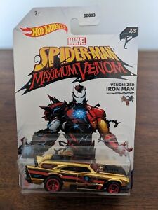 Hot Wheels Marvel Maximum Venom Venomized Iron Man Jack Hammer