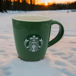 Taza de café Starbucks verde con logotipo de sirena - Imagen 1 de 5