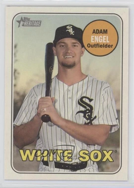 2018 Topps Heritage High Number Flip Stock /5 Adam Engel #570 - Image 1 of 2