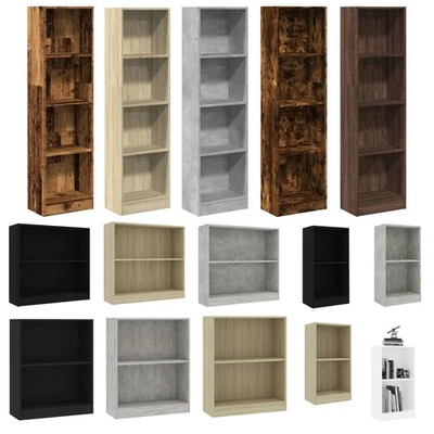 Bücherregal Standregal Wandregal Aktenregal Büroregal Bücher Regal Holzwerkstoff - Bild 1 von 4